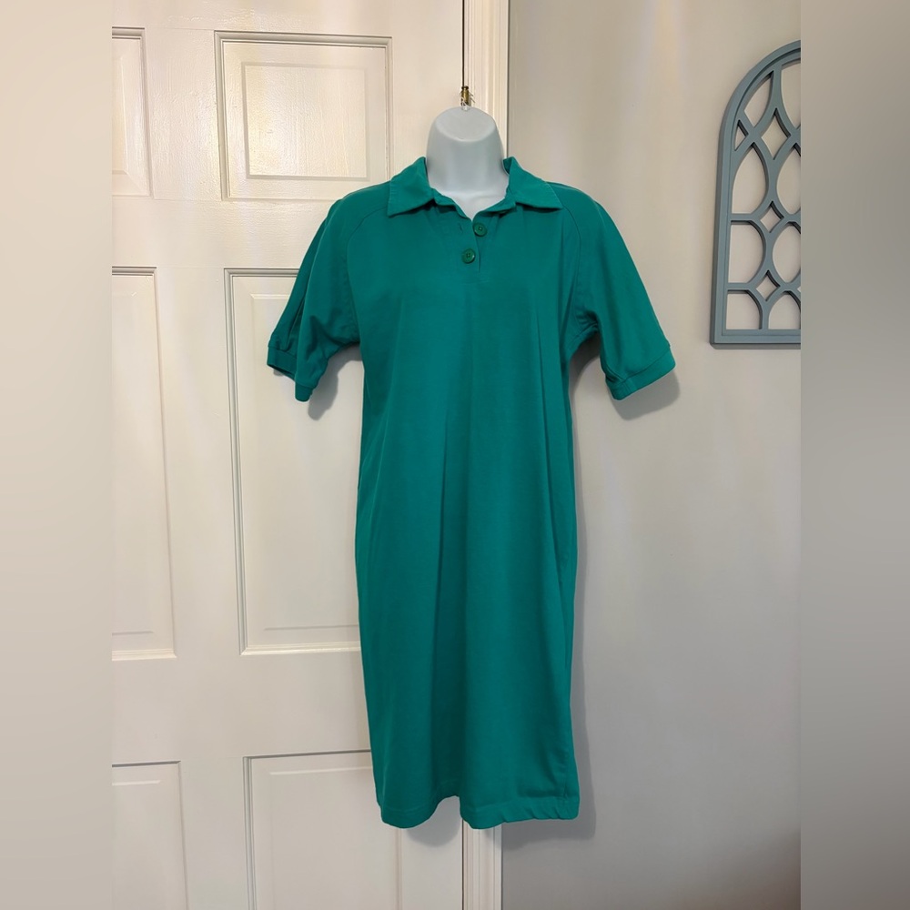 Liz Claiborne Teal Polo Dress